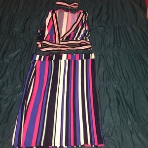 Two piece skirt set